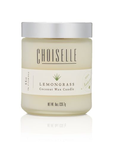 Coconut Wax Lemongrass Candle